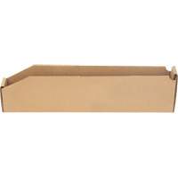 Deep Corrugated Parts Bins, 2-7/8" W x 17-1/4" D x 4-1/2" H, Beige Auto-Cam