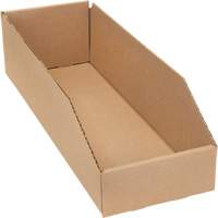 Deep Corrugated Parts Bins, 5-3/4" W x 17-1/4" D x 4-1/2" H, Beige Auto-Cam