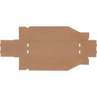 Deep Corrugated Parts Bins, 5-3/4" W x 17-1/4" D x 4-1/2" H, Beige Auto-Cam