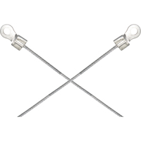 Assemblages l&eacute;gers de cables de masse et de mise &agrave; la terre - Deux raccordements a/borne d'extr&eacute;mit&eacute; de 1/4" Auto-Cam