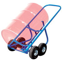 Diable &agrave; barils pour terrain accident&eacute;, Fabriqu&eacute; en Acier, 30 - 85 gal. US (25 - 70,8 gal. imp.) Auto-Cam
