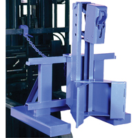 Manipulateur de barils MORSPEED 1500 pour chariot &eacute;l&eacute;vateur, Pour 55 gal. US (45 gal. imp.) Auto-Cam