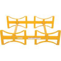 Porte-barils empilable en acier, 2 barils, Capacit&eacute; de 1600 lb, 45-1/2" la x 29-7/8" p x 12-3/4" h Auto-Cam