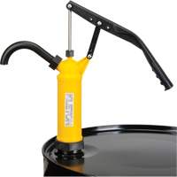 Pompe &agrave; baril de type levier, Polypropyl&egrave;ne, 14 oz/course, Pour barils de 5-55 gal. Auto-Cam