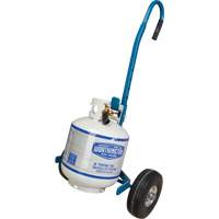 Cylinder Cart, Flat-Free Wheels, 15-1/2" W x 14-1/4" L Base, 600 lbs. Auto-Cam