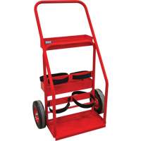 Hot Works Fire Prevention Cart, Semi-Pneumatic Wheels, 17.75" W x 8.9" L Base, 100 lbs. Auto-Cam