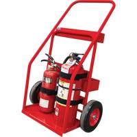 Hot Works Fire Prevention Cart, Semi-Pneumatic Wheels, 17.75" W x 8.9" L Base, 100 lbs. Auto-Cam