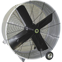 Ventilateurs tambour &agrave; entraînement par courroie, 1 Vitesses, Diam&egrave;tre de 48" Auto-Cam