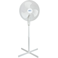 Oscillating Pedestal Fan, Commercial, 3 Speed, 18" Diameter Auto-Cam