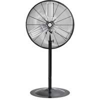 Non-Oscillating Pedestal Fan, Heavy-Duty, 2 Speed, 30" Diameter Auto-Cam