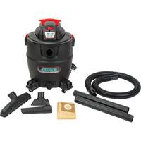 Vacuum, Wet-Dry, 6 HP, 16 US Gal. (60.6 Litres) Auto-Cam