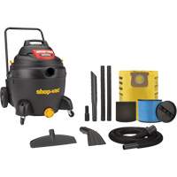 Industrial Vacuum, Wet-Dry, 3 HP, 16 US Gal. (60.6 Litres) Auto-Cam