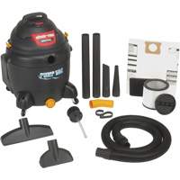 Built-In Pump Shop Vacuum, Wet-Dry, 6 HP, 18 US Gal. (68.1 Litres) Auto-Cam