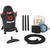 DIY & Workshop Series Shop Vacuum, Wet-Dry, 3.5 HP, 6 US Gal. (22.7 Litres) Auto-Cam