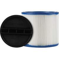 CleanStream&reg; Gore&reg; Wet/Dry Vacuum Filter, Cartridge/Hepa, Fits 5 US gal. Auto-Cam