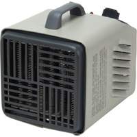Personal Metal Shop Heater with Thermostat, Fan, Electric Auto-Cam