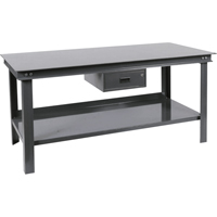 Heavy-Duty Workbench, 72" W x 36" D x 34" H, 14000 lbs. Capacity Auto-Cam
