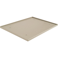 Locker Base Insert, Fits Locker Size 12" x 18", Beige, Plastic Auto-Cam