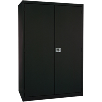 Armoires de rangement Hi-Boy profondes, Acier, 4 Tablettes, 72" h x 36" la x 24" P, Noir Auto-Cam