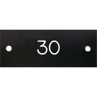 Plaques numérotées pour casiers FL587 | Auto-Cam