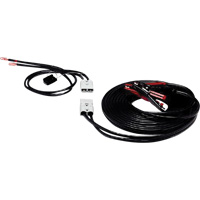 Heavy-Duty Fully Insulated Clamps with Side Terminal Adapters, 4 AWG, 500 A, 25' Cable Auto-Cam