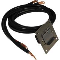 Plug-In Polarized Stainless Steel Socket Panel, 4 AWG, 5' Cable Auto-Cam