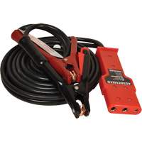 Aircraft Jumper Cable, 4 AWG, 15' Cable Auto-Cam