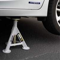 Performance Shorty Low Profile Jack Stands, 3 tons Capacity, 11" - 17" H Auto-Cam