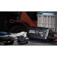 Genius&reg; 10 10-Amp Battery Charger Auto-Cam