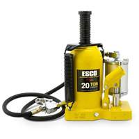 Pro Series Bottle Jack, 20 Ton(s), Air Hydraulic, 20" Raised Height Auto-Cam