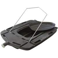 Bac de vidange d'huile pour camion &agrave; profil bas avec couvercle Auto-Cam