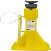 Jack Stands with Adjustable Screw Top Saddle, Locking Pin, 15-1/2" - 20-1/2" H Auto-Cam