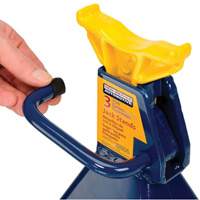 Jack Stand, Locking Handle/Ratchet, 3 tons Capacity, 19" H Auto-Cam