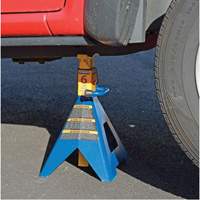 Jack Stand, Locking Handle/Ratchet, 6 tons Capacity, 25-1/4" H Auto-Cam