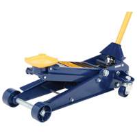 Service Jack, 2 Ton(s) Capacity, 4-1/2" Lowered, 20-1/4" Raised, Manual Hydraulic Auto-Cam