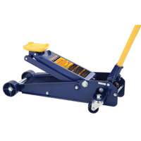 Service Jack, 2 Ton(s) Capacity, 4-1/2" Lowered, 20-1/4" Raised, Manual Hydraulic Auto-Cam