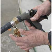 Outil de rinçage &agrave; contre-courant pour radiateur avec air Auto-Cam