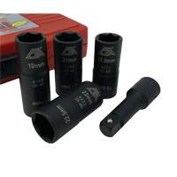 Flip Socket Kit, 5 Pieces, 1/2" Drive Size Auto-Cam