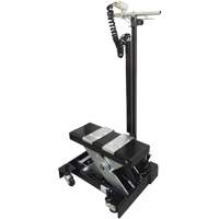 Cric de service de plancher &agrave; profil bas, 12 tonne(s) Capacit&eacute;, 7-1/2" Abaiss&eacute;e, 15" &eacute;lev&eacute;e, Air comprim&eacute;/hydraulique Auto-Cam