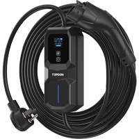 Fiche NEMA 6-50 portable PulseQ AC, 32 A, Niveau 2 CA, Connecteur Type 1 (SAE J1772) Auto-Cam