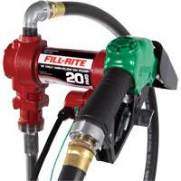 Pompe de transfert de carburant 12 V avec pistolet Auto-Cam