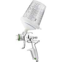 Pistolet de peinture de premi&egrave;re qualit&eacute; 4400?B HVLP?1,0 SR avec godet RPS 0,3?L, pour les retouches de finitions automobiles, Entr&eacute;e d'air 1/4" NPT, 4,24 pi³/min, Capacit&eacute; 0,3 L, 0,14 psi Auto-Cam