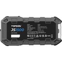D&eacute;marreur d'appoint, survolteur, banque d'alimentation et lampe de poche JumpSurge1500 Auto-Cam