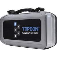 V2200Air 2-en-1: d&eacute;marreur de secours de 1200 A de pointe et gonfleur de pneus Auto-Cam