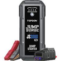 D&eacute;marreur de secours, banque d'alimentation et lampe de poche JumpSurge2000Pro &agrave; 2500 A de pointe Auto-Cam
