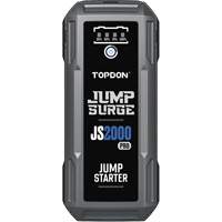 D&eacute;marreur de secours, banque d'alimentation et lampe de poche JumpSurge2000Pro &agrave; 2500 A de pointe Auto-Cam