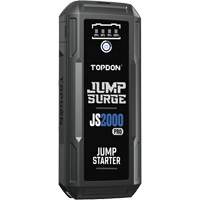 D&eacute;marreur de secours, banque d'alimentation et lampe de poche JumpSurge2000Pro &agrave; 2500 A de pointe Auto-Cam