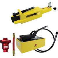 Ensemble de brise-talon pour pneus g&eacute;ants/&eacute;quipement de terrassement avec pompe hydraulique de 5 pintes Auto-Cam