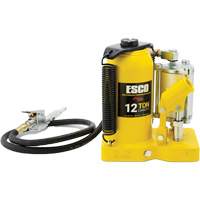 Pro Series Bottle Jack, 12 Ton(s), Air Hydraulic, 18-1/2" Raised Height Auto-Cam