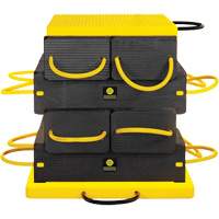 10-Piece CribLok Composite Cribbing System Kit Auto-Cam